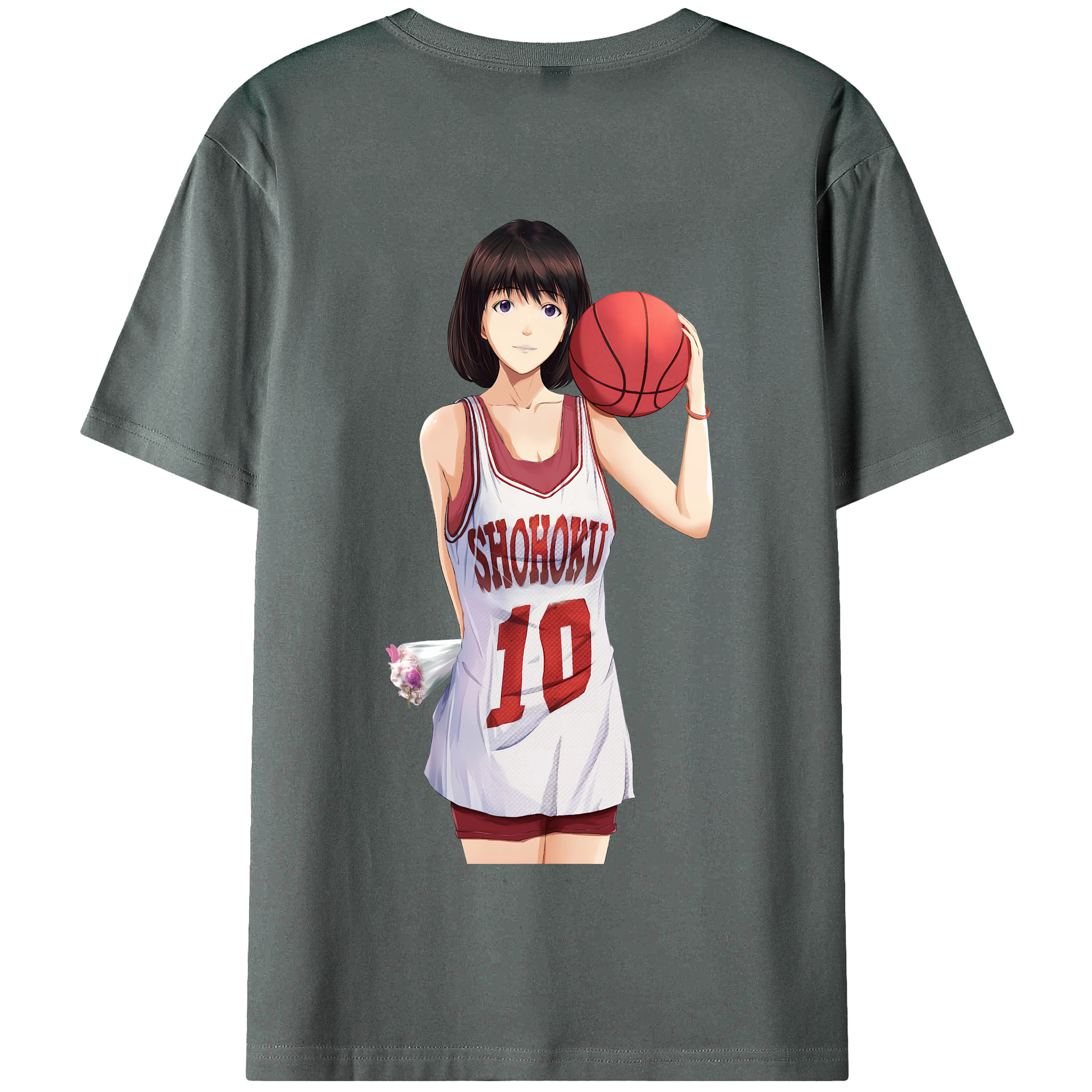 SLAM DUNK／スラムダンク 綿100％半袖Tシャツ（背面プリント）